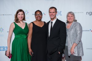 From left: Erin Ward, Cheryl Gilliam, Andrew Simmon and Debra Quade, all from kellogg.