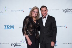 Linda Carlson, director, promotions and diversity  marketing, American Airlines; and William Kapfer,  vice president, corporate supplier diversity,  JPMorgan Chase.