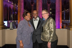 From left: Sharon J. Lettman-Hicks, executive director and CEO, National Black Justice Coalition; Eugene Cornelius, deputy associate administrator, Small  Business Administration, and Sam McClure, director, affiliate relations and  external affairs, NGLCC.