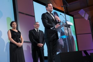 MSNBC anchor Thomas Roberts received the NGLCC/American Airlines ExtrAA Mile award.