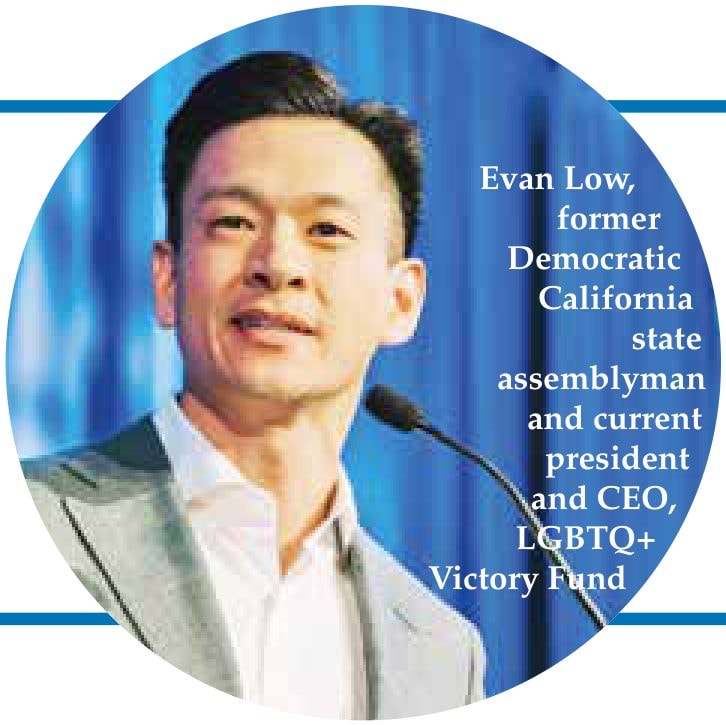 Evan Low, former Democratic California state assemblyman and current president and CEO of the LGBTQ+ Victory Fund.