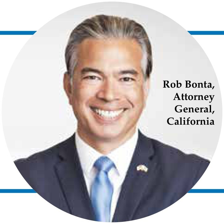 Rob Bonta, Attorney General of California, recipient of the LGBTQ+ Victory Fund's 2025 Allyship award.
