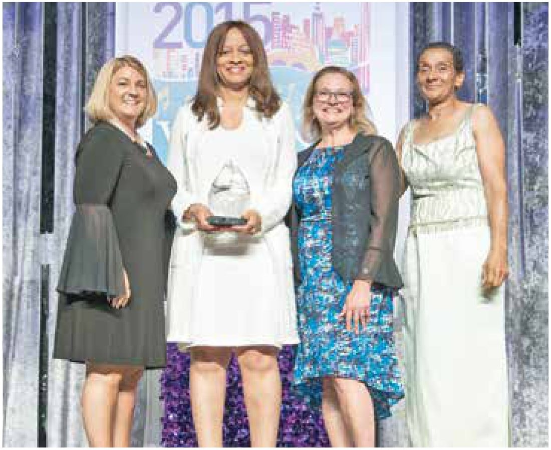 Pamela Prince-Eason and colleagues at a WBENC awards ceremony.