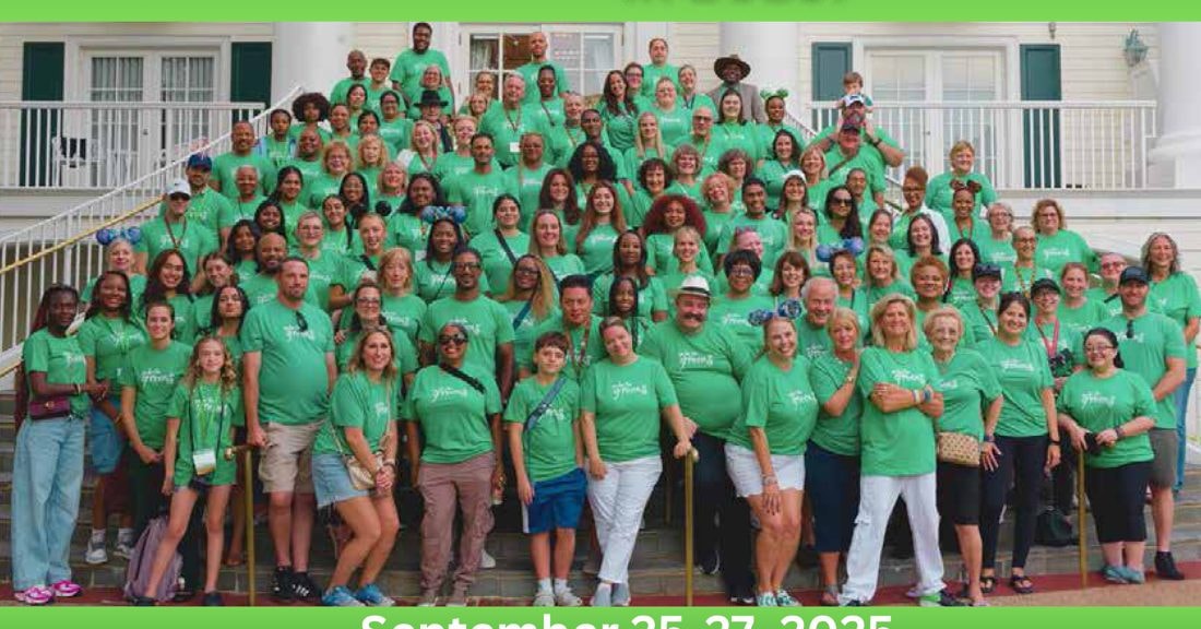 Go for the Greens participants gather for a group photo at their annual retreat, September 25–27, 2025.