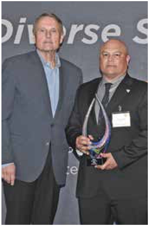 Nexus Diverse Supplier of the Year award presentation at the 2025 Vistra Nexus Awards luncheon.