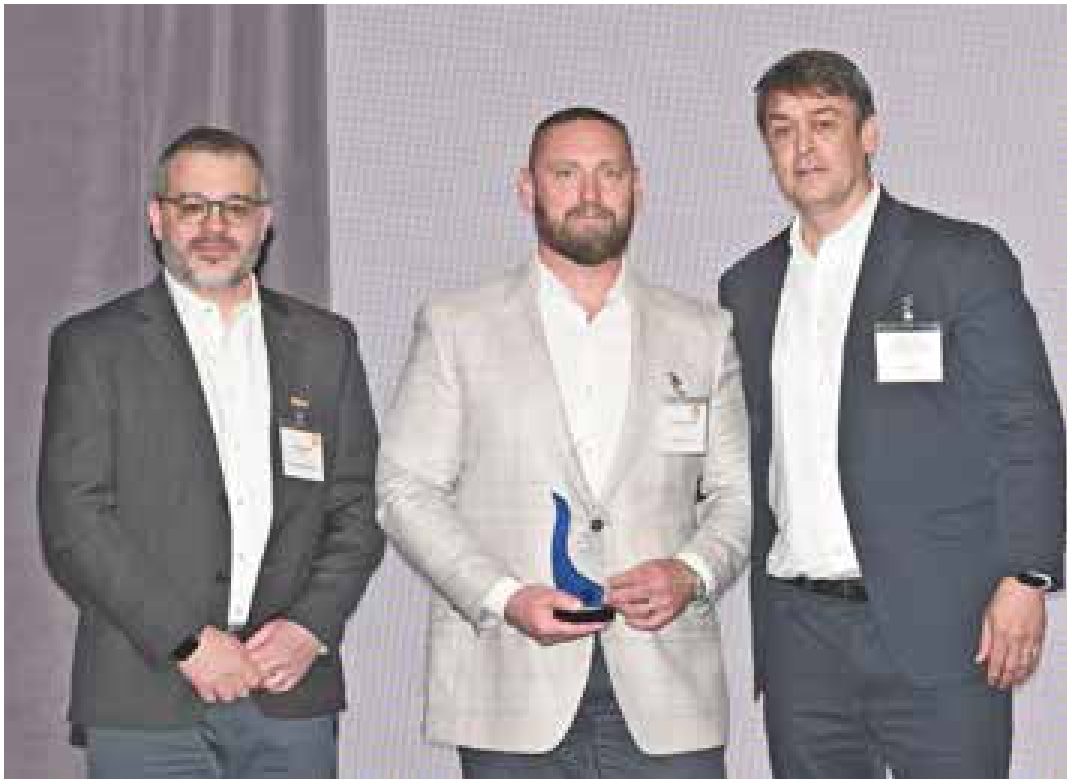 Nexus Small Business of the Year — 3B Construction award presentation.