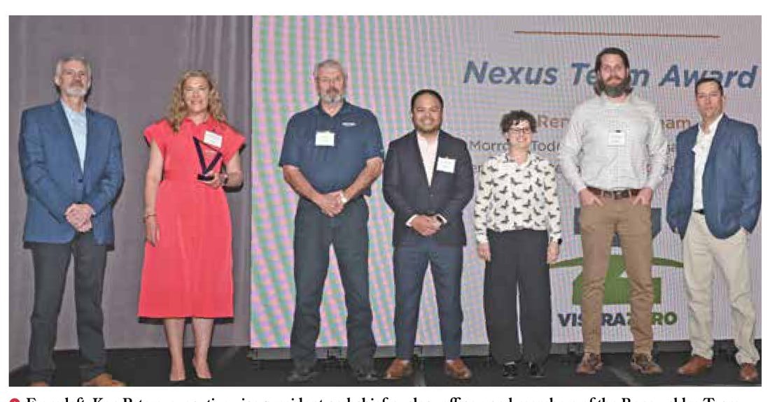 Nexus Team Award — Vistra Renewables Team on stage at the 2025 Nexus Awards.