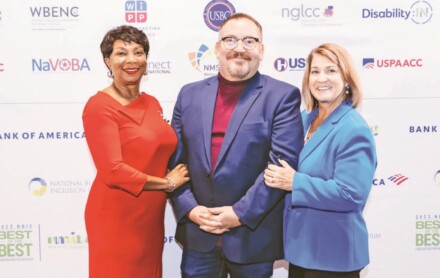 Pamela Prince-Eason with Angela Dingle and Justin Nelson